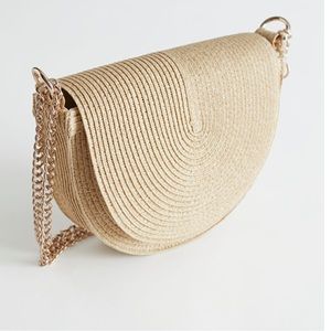 & Other Stories Straw Crossbody Bag